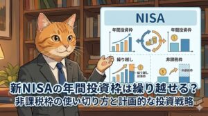 新NISAの年間投資枠は繰り越せる？｜非課税枠の使い切り方と計画的な投資戦略