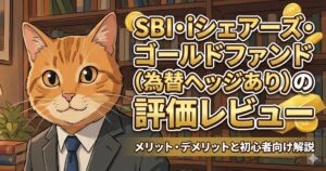 SBI・iシェアーズ・ゴールドファンド（為替ヘッジあり）の評価レビュー｜メリット・デメリットと初心者向け解説