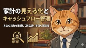 家計の見える化とキャッシュフロー管理｜お金の流れを把握して無駄遣いを防ぐ実践法